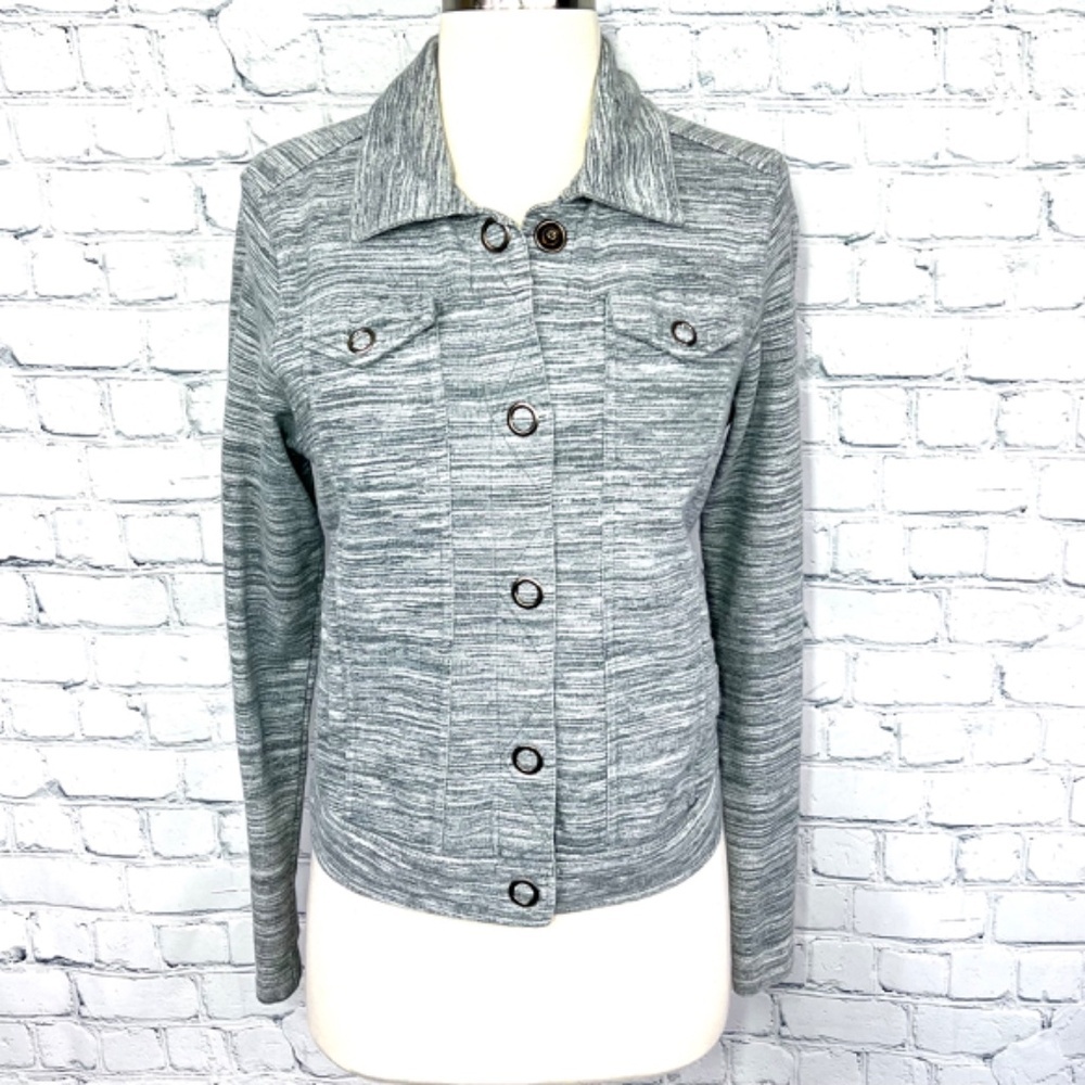 NWOT |•AVENTURA•| Environmentally Conscious Organic Soft Snap Down Front Jacket
